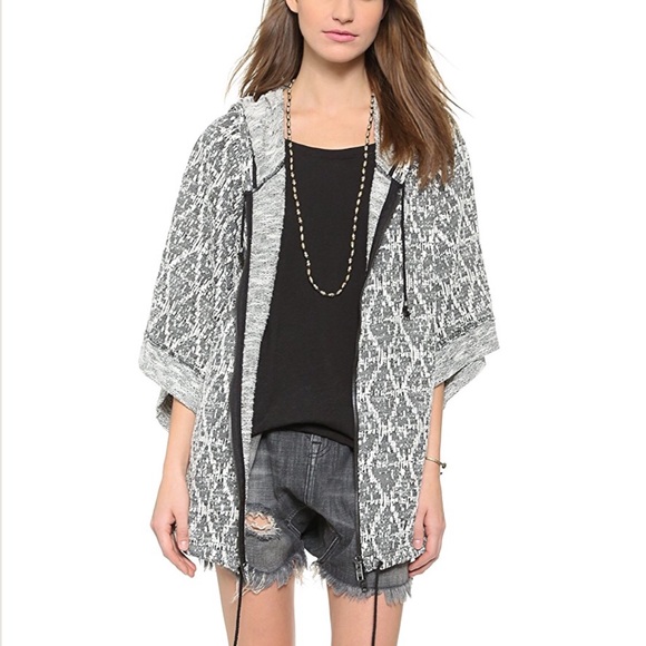 Free People Kimono Cardigan Santa Fe Sweater NEW S - Picture 3 of 8